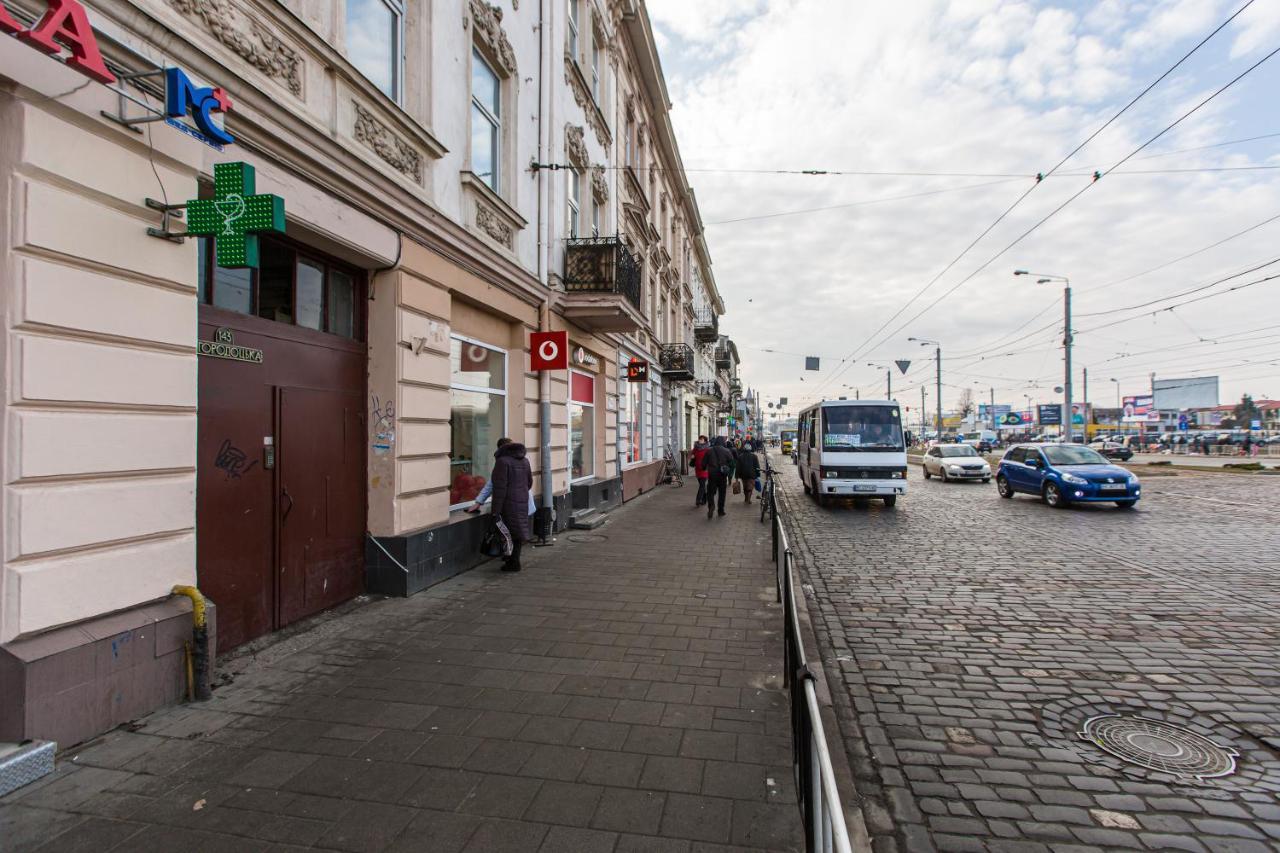 Нова Квартира Студія Біля Ж/Д Вокзалу На Вул. Городоцькій ลวีฟ ภายนอก รูปภาพ