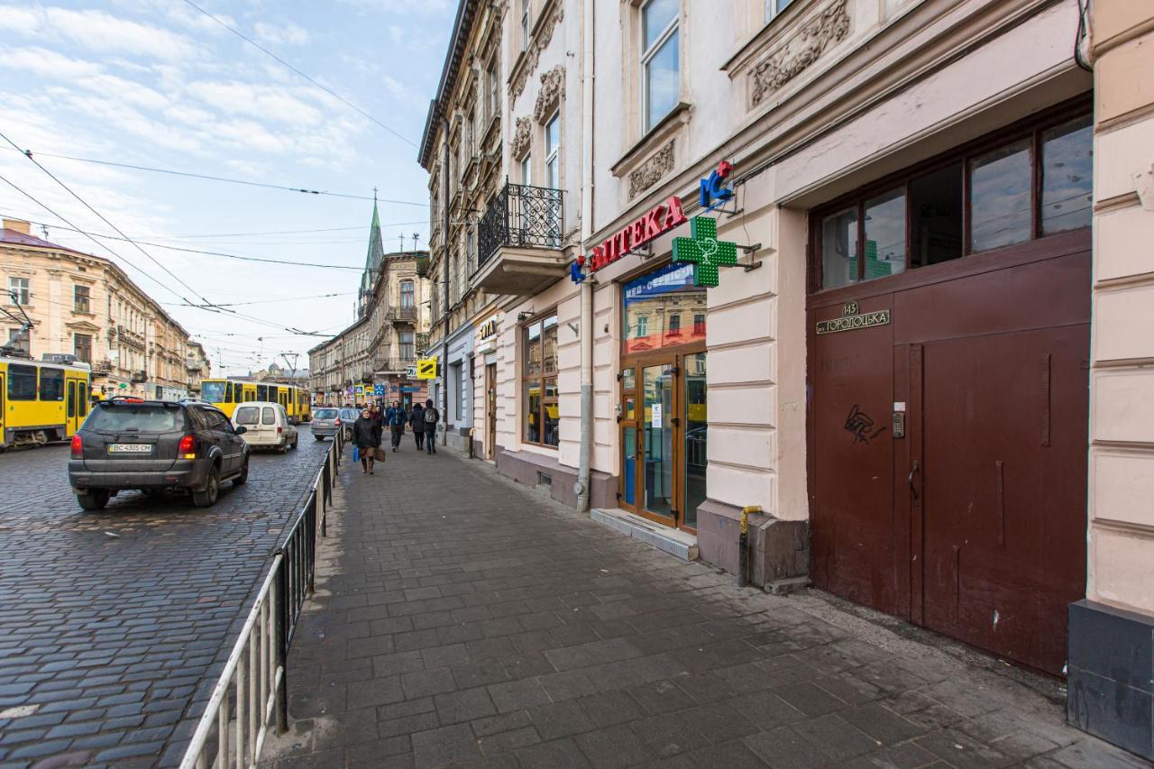 Нова Квартира Студія Біля Ж/Д Вокзалу На Вул. Городоцькій ลวีฟ ภายนอก รูปภาพ